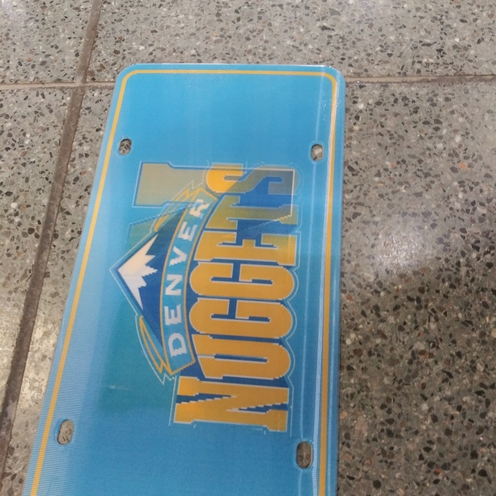 Denver Nuggets Front End License Plate